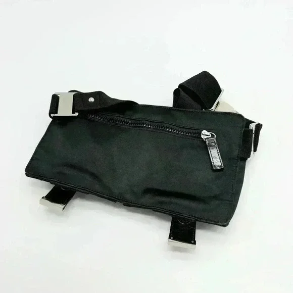 Y2K STYLE BEBE SPORT FANNY PACK SILVER HARDWARE - Picture 4 of 6